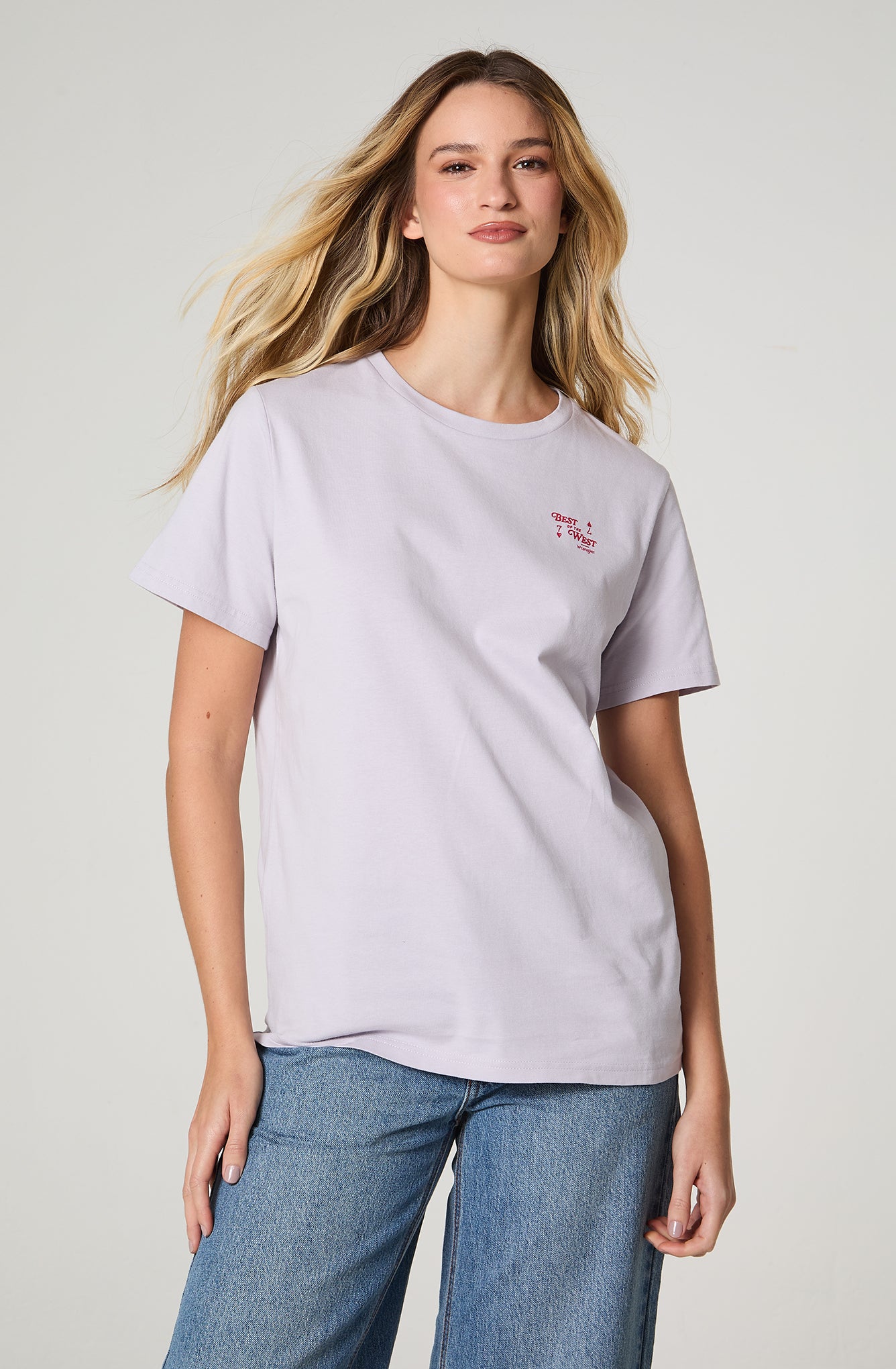 Polera Mujer Patch Regular Violeta