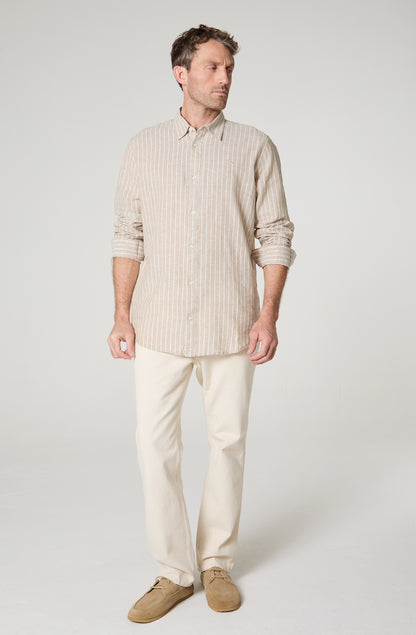 Jeans Hombre Greensboro Regular Straight Crudo