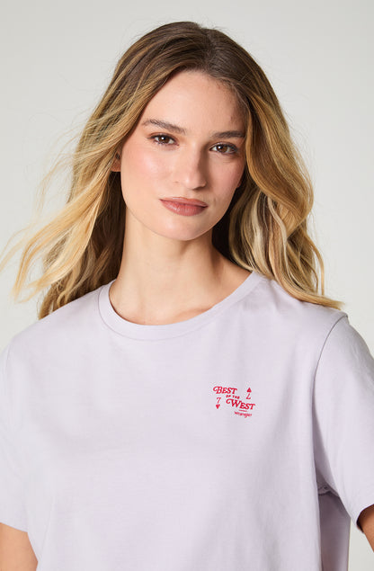 Polera Mujer Patch Regular Violeta