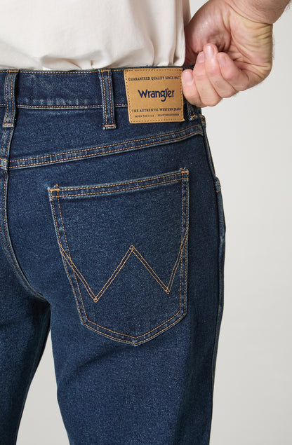 Jeans Hombre Regular Straight Azul Oscuro