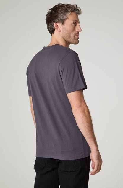 Polera Hombre Patch Regular Fit  Azul Claro