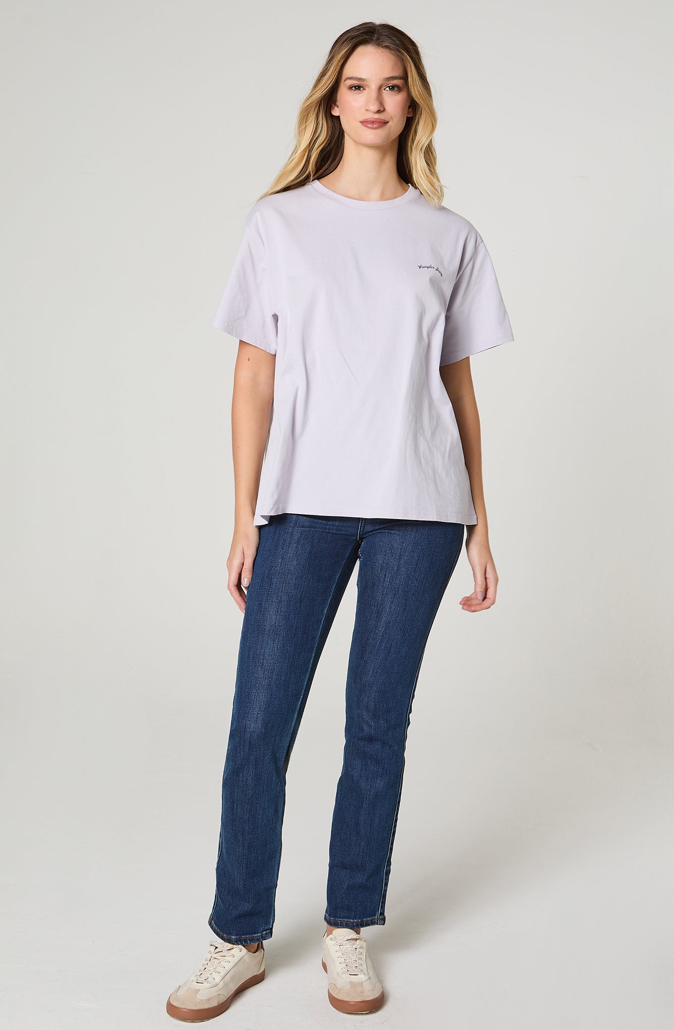 Polera Mujer Patch Regular Fit Violeta