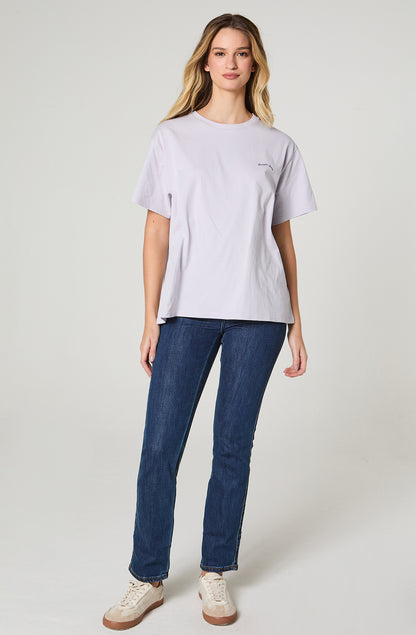 Polera Mujer Patch Regular Fit Violeta