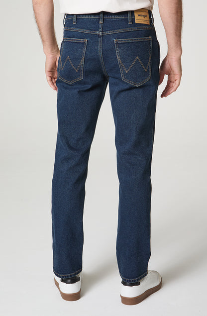 Jeans Hombre Regular Straight Azul Oscuro