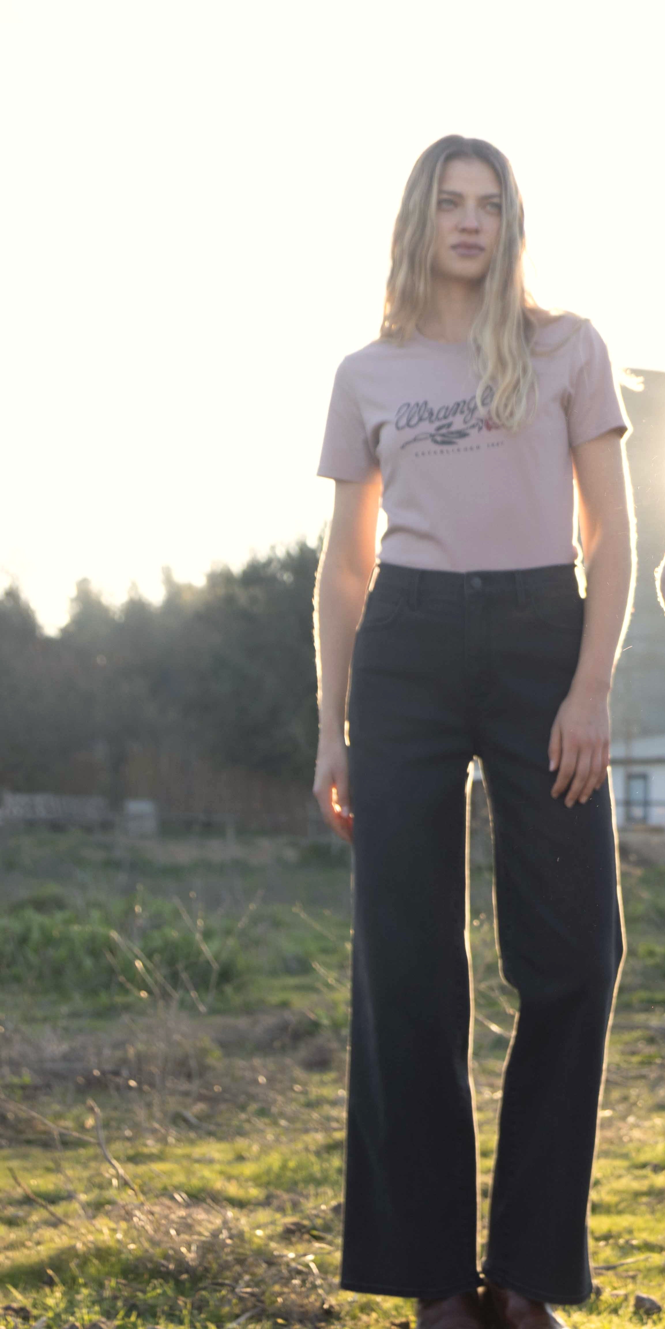 Jeans Mujer Baggy Wide Leg Black