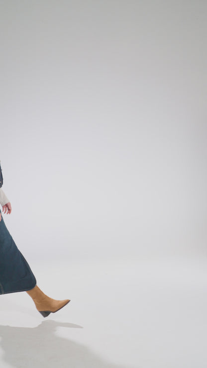 Chaqueta Mujer Vest Denim Regular Raw