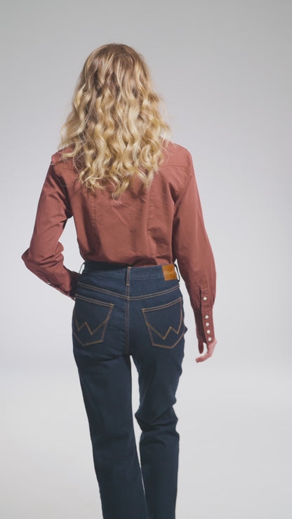 Jeans Mujer Straight Ind Indigo